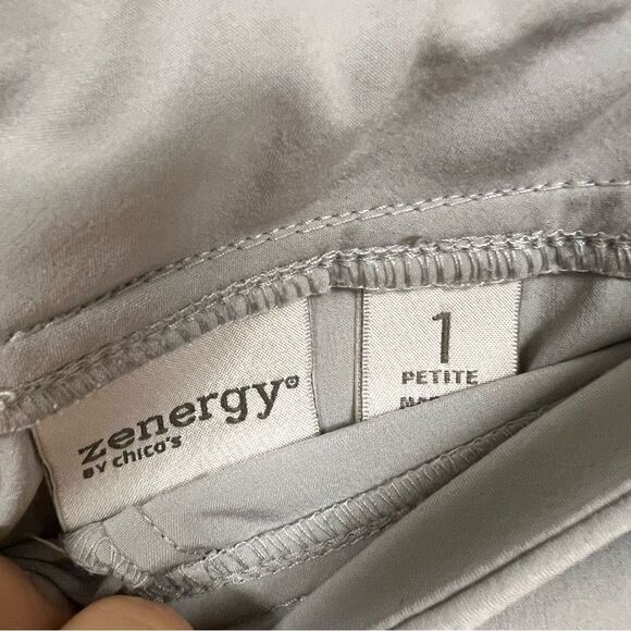 Chicos lightweight grey joggers    Size Med/8 - Picture 8 of 9